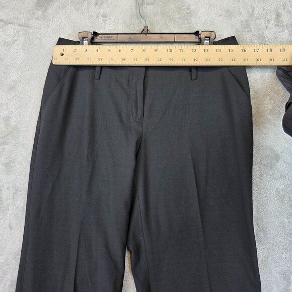 Michael Kors Pants Womens 8 Petite Black Cropped Trouser Dress Work Career - Picture 6 of 16